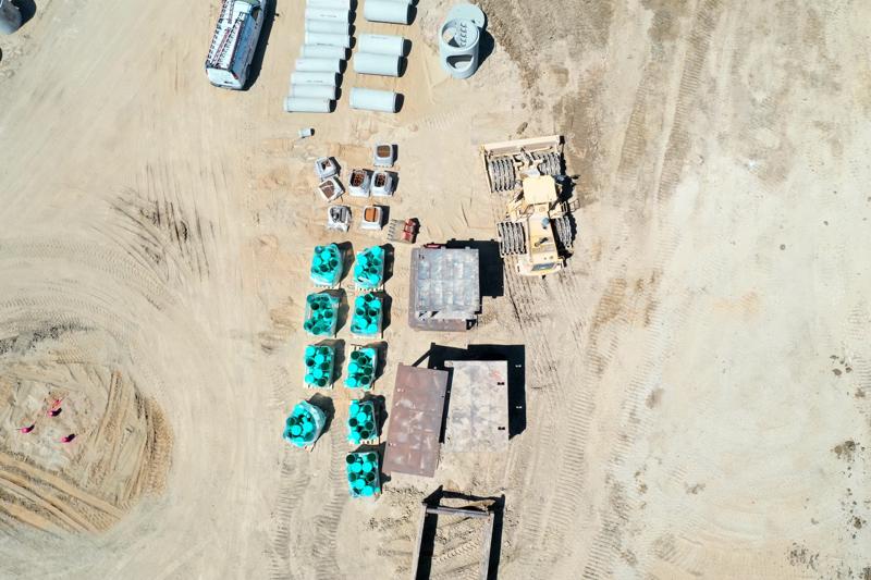 Nyloplast Basins, N-12 Remove Stormwater from Data Center