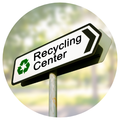 recycling process image 3 recycling-center-sign