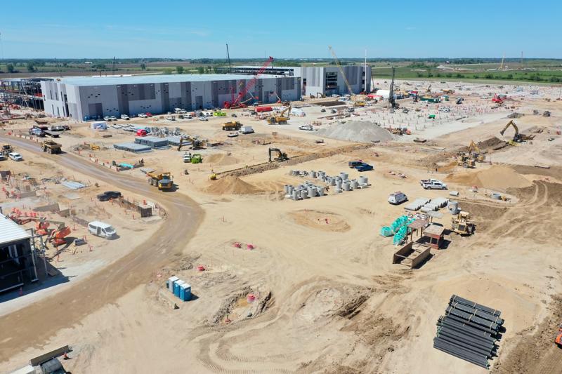 Nyloplast Basins, N-12 Remove Stormwater from Data Center