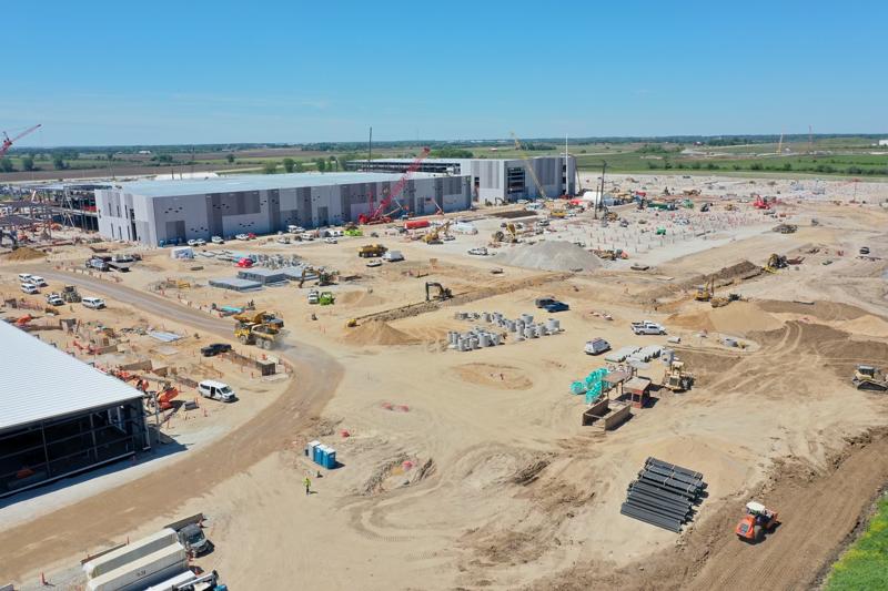 Nyloplast Basins, N-12 Remove Stormwater from Data Center