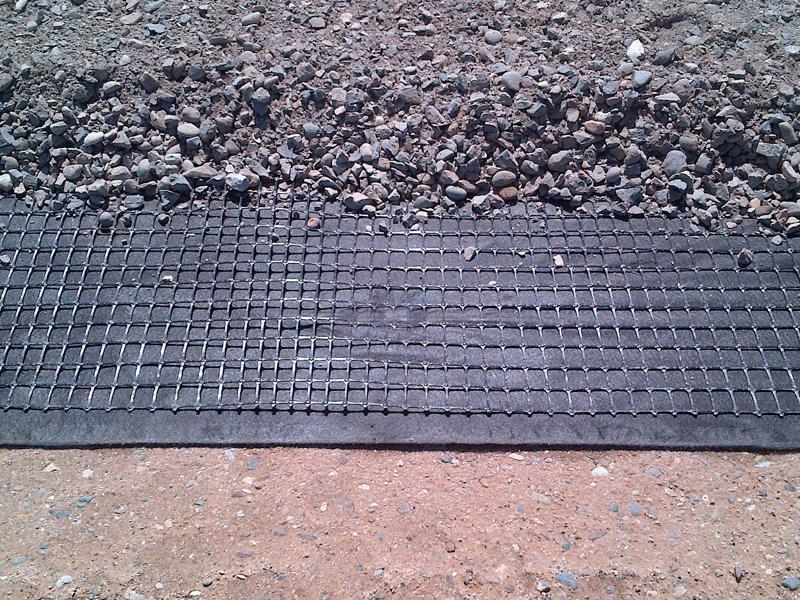 Grid Stone and Fabric