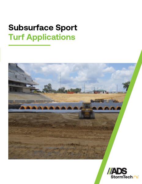 StormTech Subsurface Sport Turf Applications Brochure