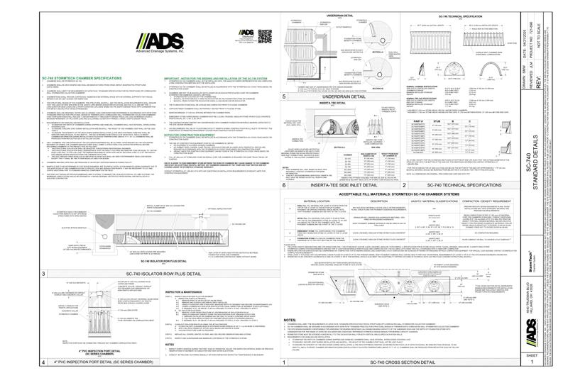 SC-740 StormTech FULL DETAIL SHEET