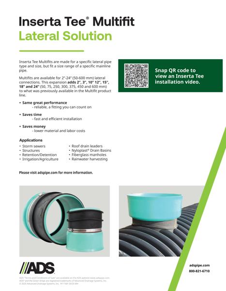 Inserta Tee Multifit