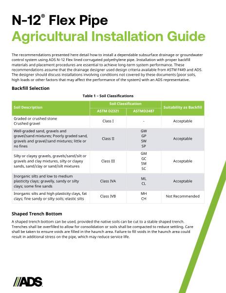 N-12 Flex Pipe Installation Guide