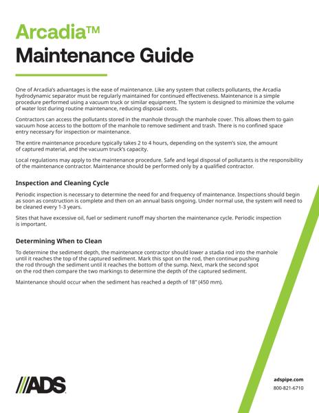 Arcadia Separator Maintenance Guide