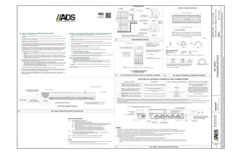 SC-160LP StormTech Full Detail Sheet