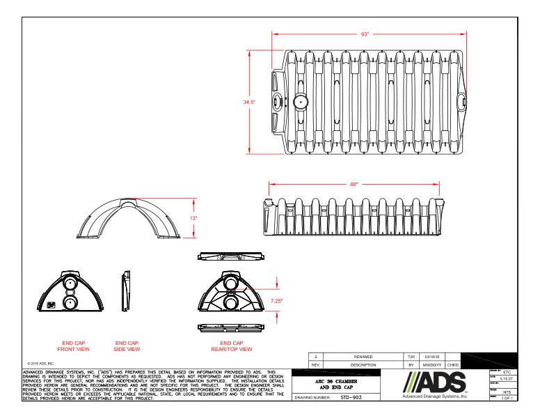 903 Arc 36 Chamber and End Cap Detail