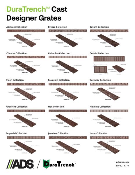 Dura Trench Designer Cast Grates