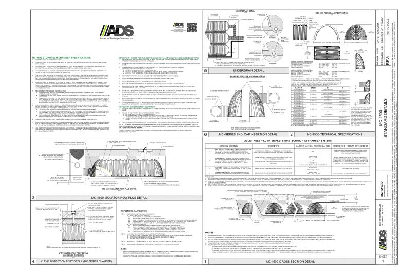 MC-4500 StormTech Full Detail Sheet