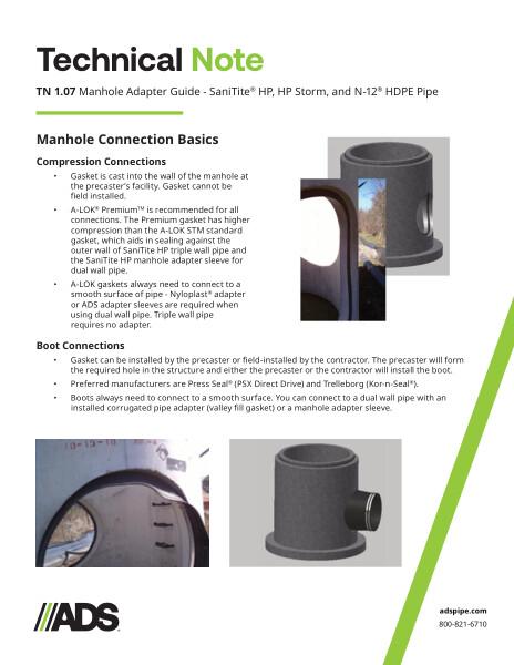 TN 1.07 Manhole Adapter Guide