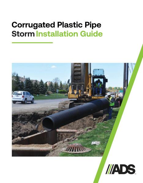 Corrugated Plastic Pipe Storm Installation Manual (Pocket Guide)